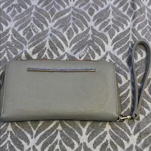 Gray Wristlet Wallet